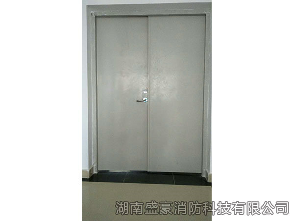 钢质防火门带百叶
